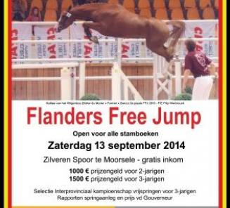 Inschrijvingen FLANDERS FREE JUMP 13 Sept open !!!!