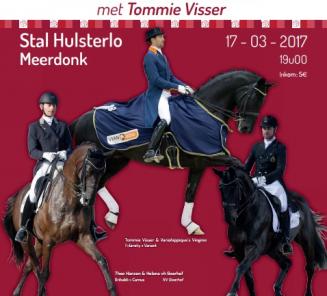 Dressuurgala met Tommie Visser op 17 maart! Dressuurgala met Tommie Visser op 17 maart!